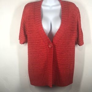 Canda one button cardigan size medium